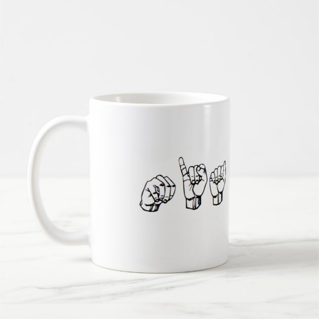 Tasse de Mia ASL (Gauche)