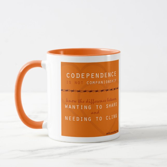 Tasse de Mindfulness de Codependence de battement (Gauche)