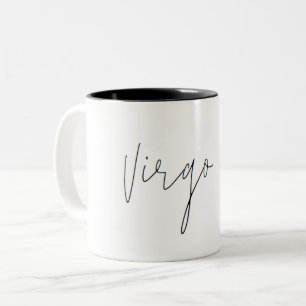 Tasse de minimaliste de zodiaque de Vierge