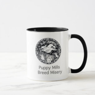 Tasse de misère de race de moulins de chiot