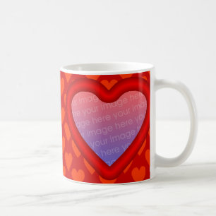 Tasse de modèle photo de Valentine