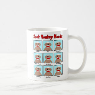 Tasse de modes de singe de chaussette