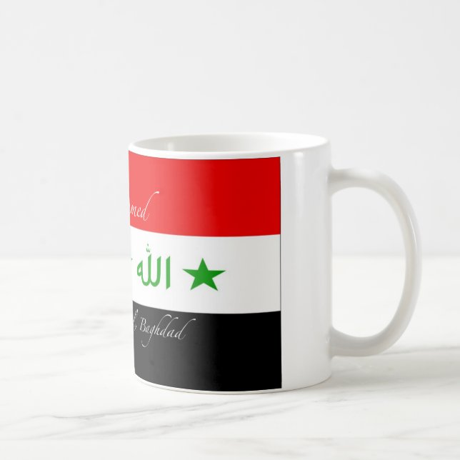 Tasse de Mohamed - vieux drapeau de l'Irak (Droite)