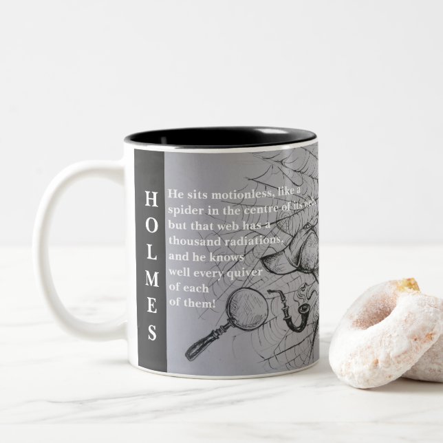 Tasse de monsieur Arthur Conan Doyle avec la (Avec donut)