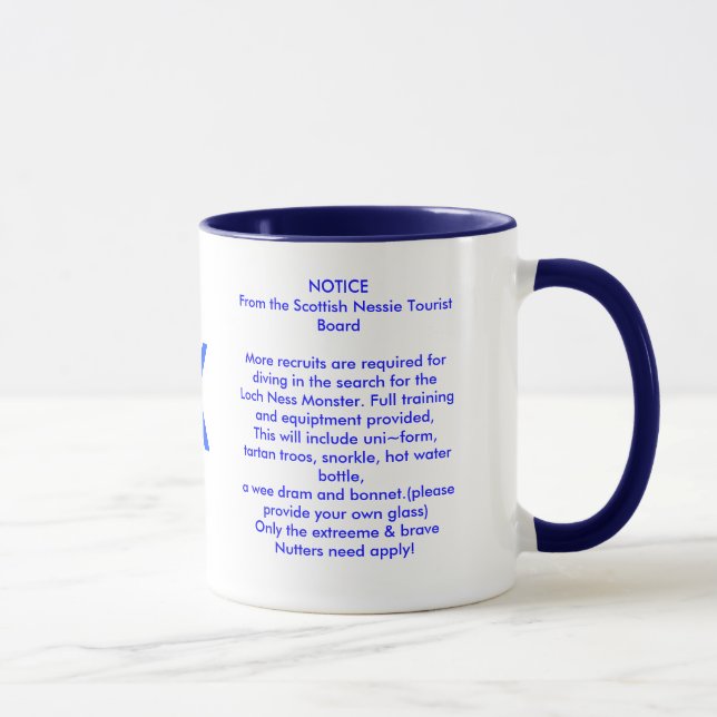 Tasse de monstre de Nessie de loch ! (Droite)