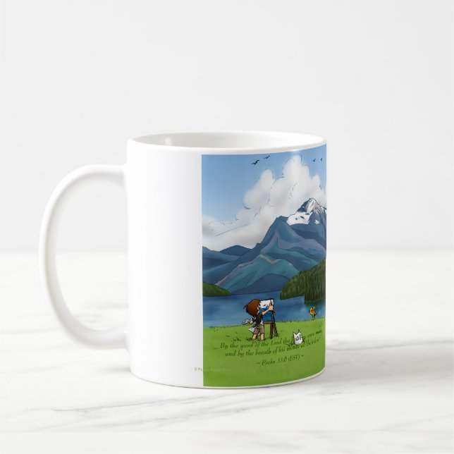 Tasse de montagnes de peinture (Gauche)