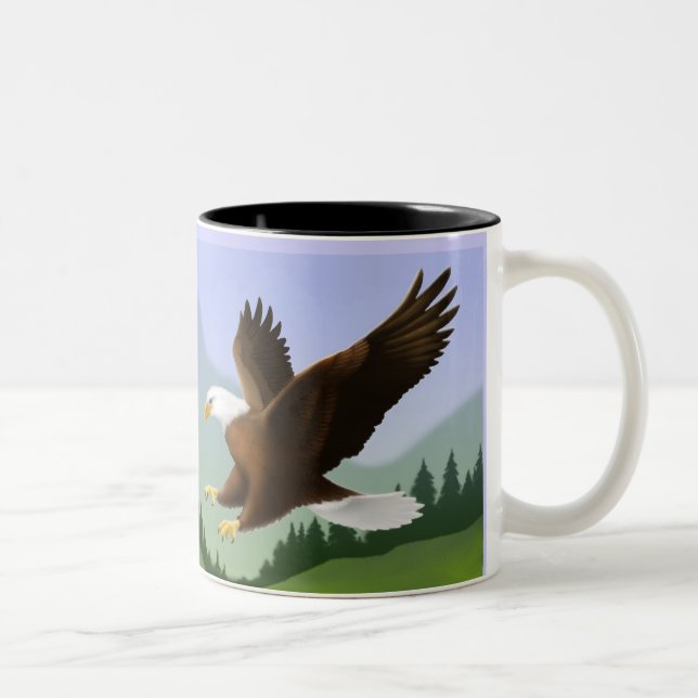 Tasse de montée d'Eagle d'écriture sainte de 40:31 (Droit)