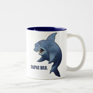 Tasse de morsure de requins