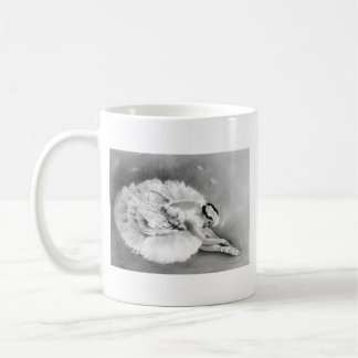 Tasse de mort de cygne de ballerine