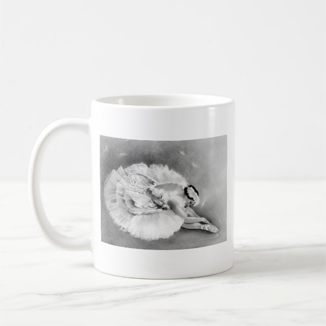 Tasse de mort de cygne de ballerine (Gauche)