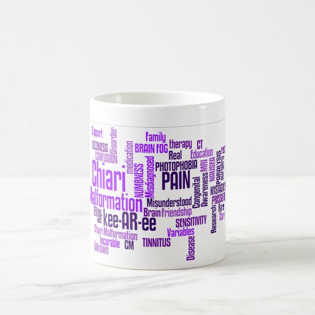 Tasse de mot de malformation de Chiari (Centre)