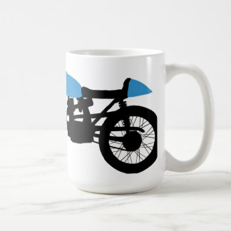 Tasse de moto de coureur de café
