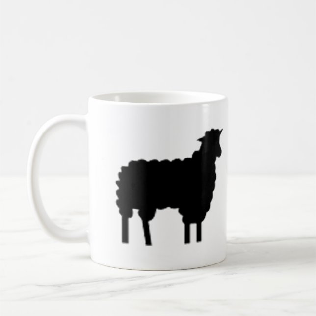 Tasse de moutons noirs (Gauche)