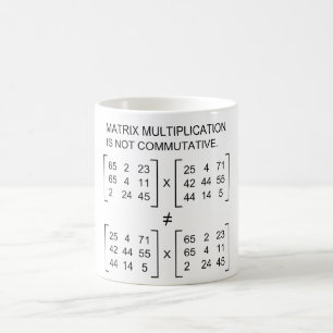 Tasse de multiplication de Matrix