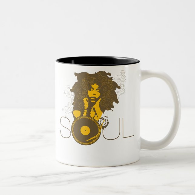 Tasse de musique d'âme (Droit)