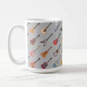 Tasse de musique de guitares