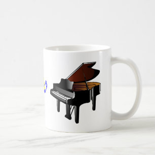 tasse de musique de piano