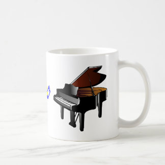 tasse de musique de piano