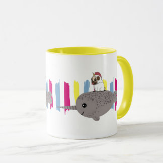 Tasse de Narwhal de carlin de licorne