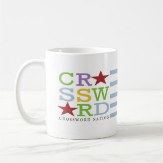 Tasse de nation de mots croisé