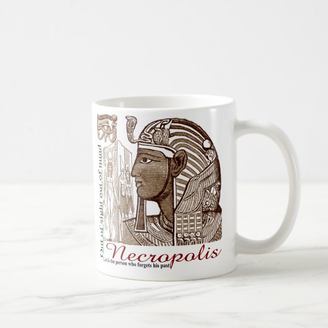 Tasse de nécropole loin des yeux loin du coeur (Droite)