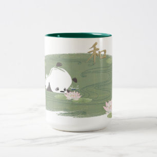 Tasse de nénuphar de panda de zen