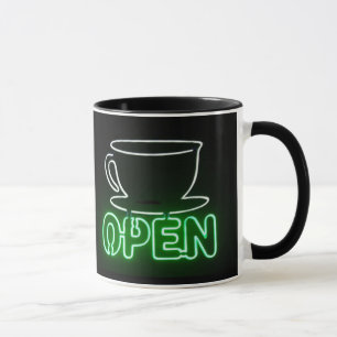 Tasse de néon de café