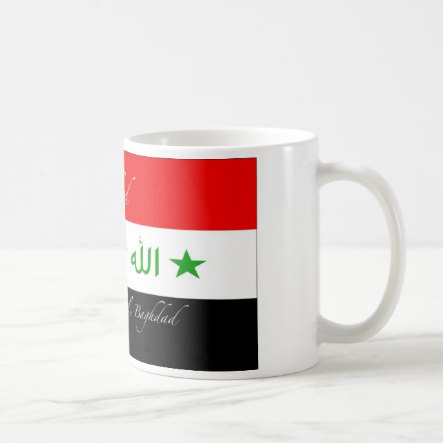 Tasse de Nihad - vieux drapeau de l'Irak (Droite)