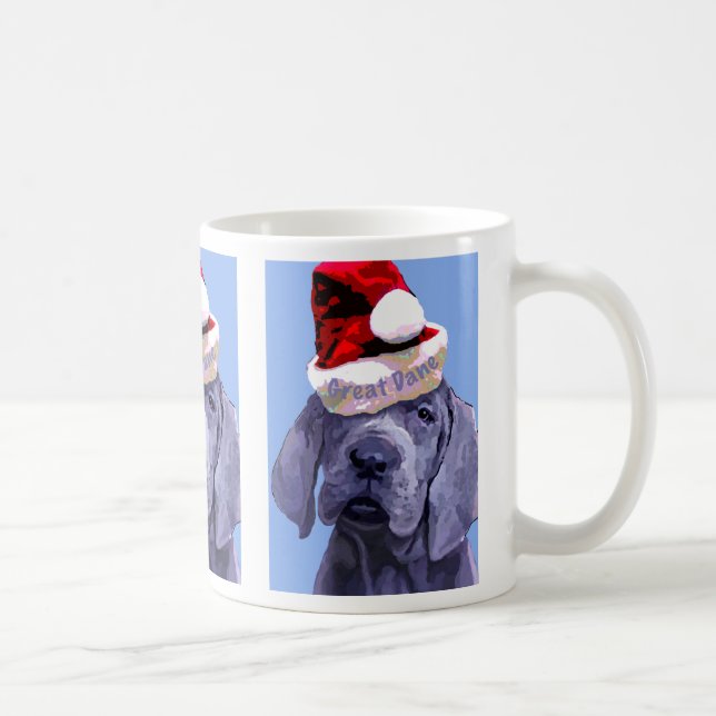 Tasse de Noël 3 du chiot X de great dane (Droite)