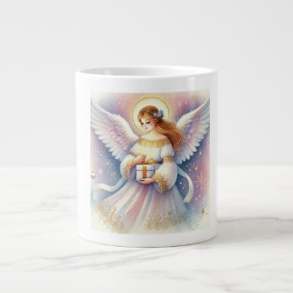 Tasse de Noël Aquarelle : Ange Céleste