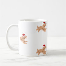 Tasse de Noël avec chien Spaniel
