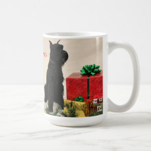 Tasse de Noël de 3 Schnauzers