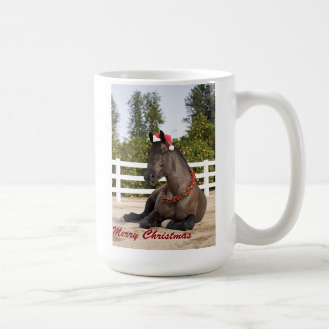 Tasse de Noël de cheval de trait (Droite)