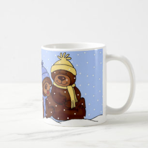 tasse de Noël de famille de 4 ours