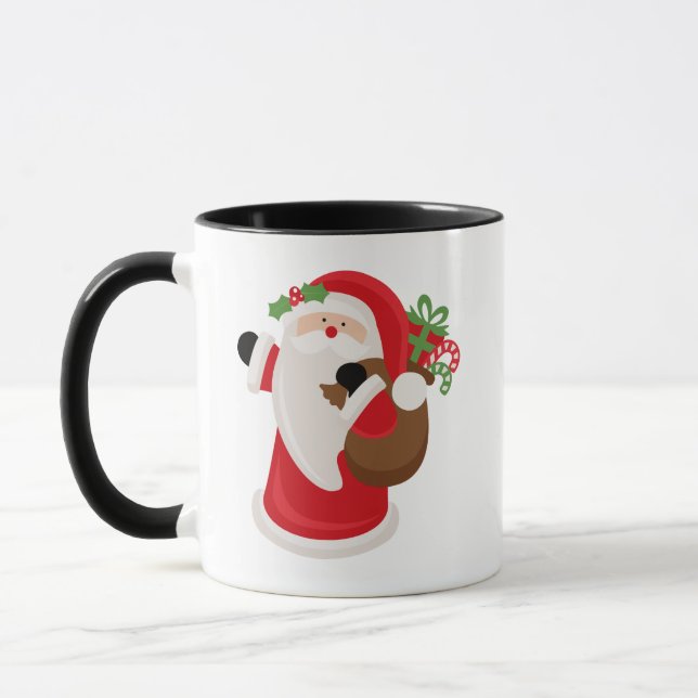 Tasse de Noël de Père Noël (Gauche)