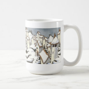 Tasse de Noël de village de Milou