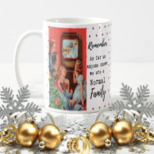 Tasse de Noël drôle Meilleure amie "Famille normal