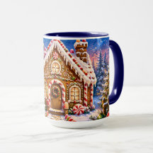 Tasse de Noël Maison en Pain d'Épices