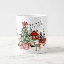 Tasse de Noël matin cosy – Café de vacances festif