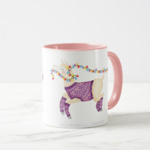 Tasse de Noël mignonne Fa-la-la-la-lama