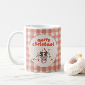 Tasse de Noël personnalisée pour enfants Rouge Car