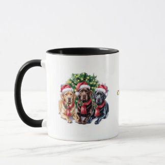 Tasse de Noël pour Amoureux des Chiens