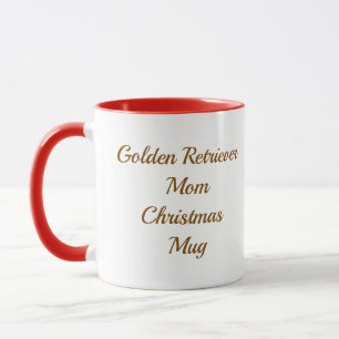 Tasse de Noël pour maman Golden Retriever 2026 Cad