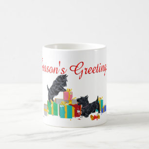 Tasse de Noël Scottish Terrier