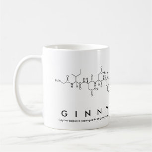 Tasse de nom de peptide de Ginny