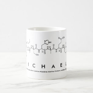 Tasse de nom de peptide de Michael