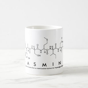 Tasse de nom de peptide de Yasmina