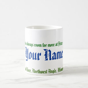 Tasse de nom de rivière d'ours