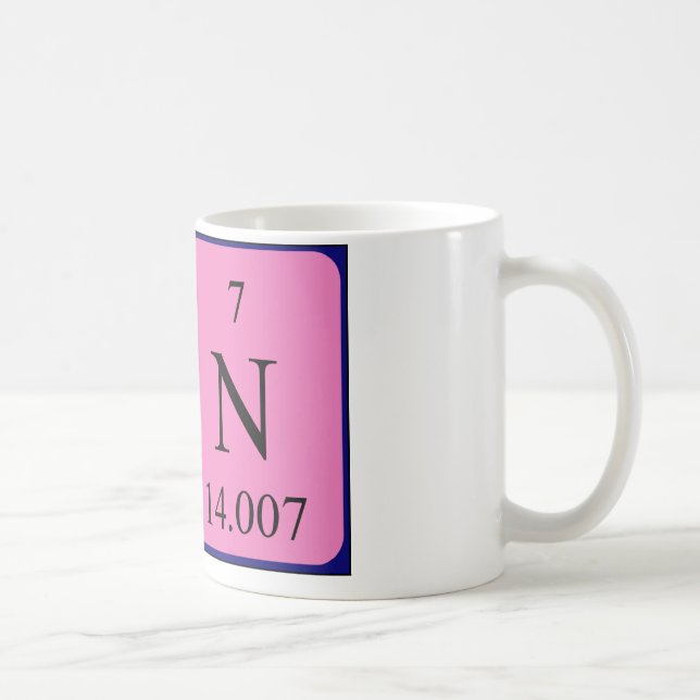 Tasse de nom de table périodique de Ben (Droite)