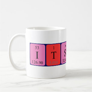 Tasse de nom de table périodique Itsuki